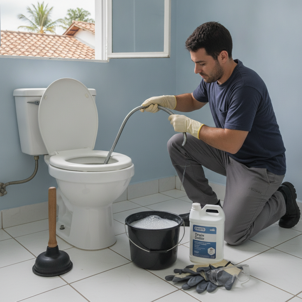 Como Desentupir Vaso Sanitário Sem Encanador em SP