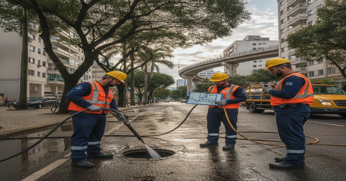 Como Funciona Desentupimento de Esgoto Externo em SP