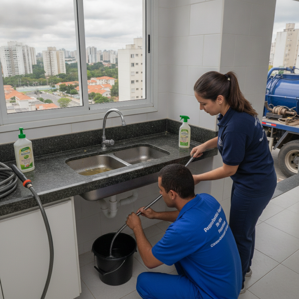 Como Funciona Desentupimento de Pia de Cozinha em SP