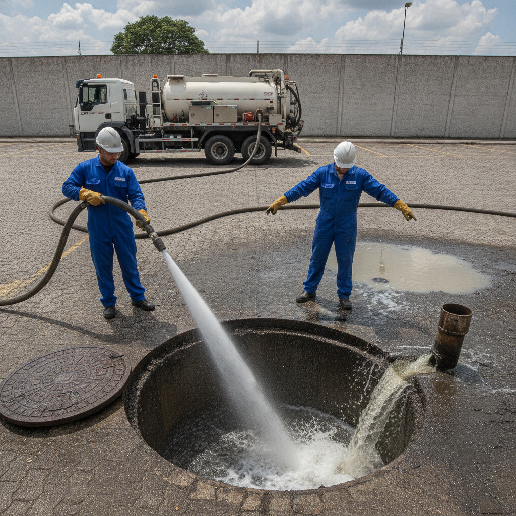 Diferença entre Desentupimento e Hidrojateamento em SP