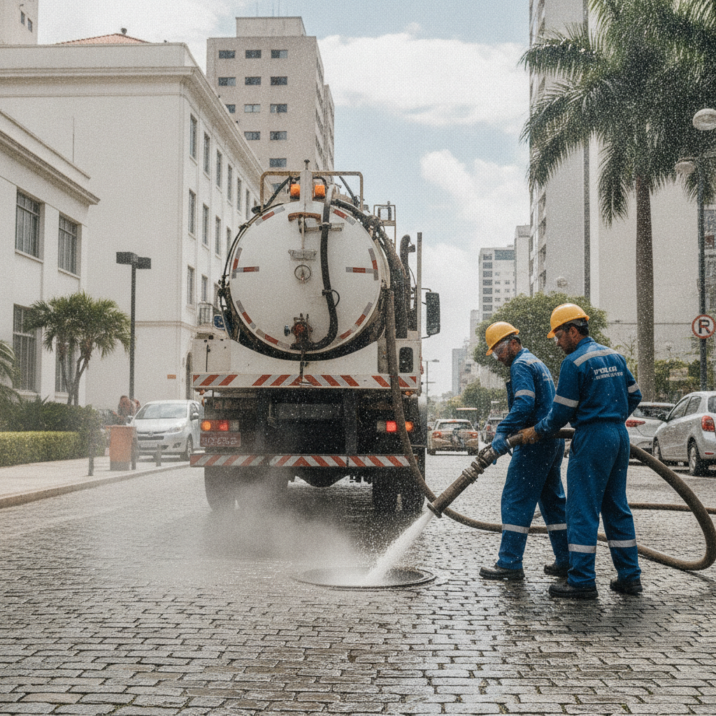 Hidrojateamento de Esgoto em SP: O Que É e Quando Usar