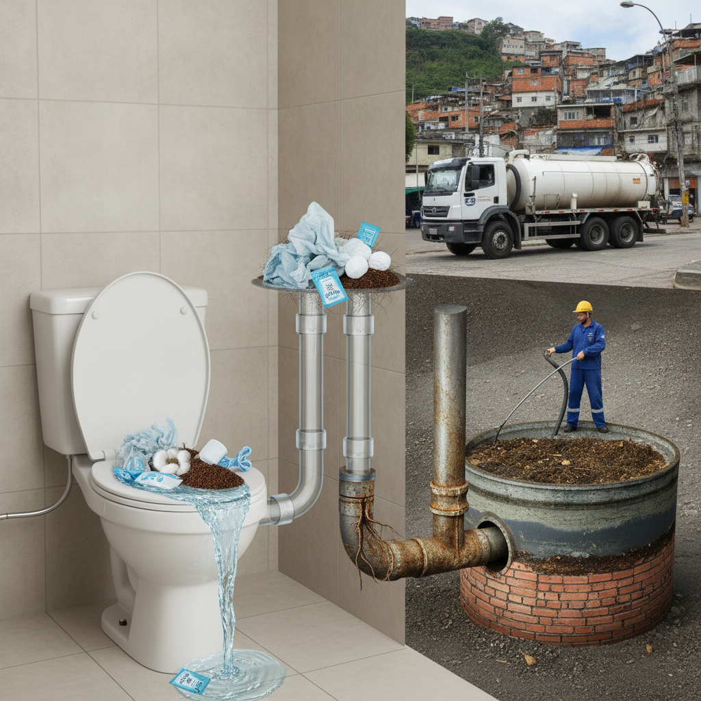 O Que Causa Entupimento de Vaso Sanitário em São Paulo