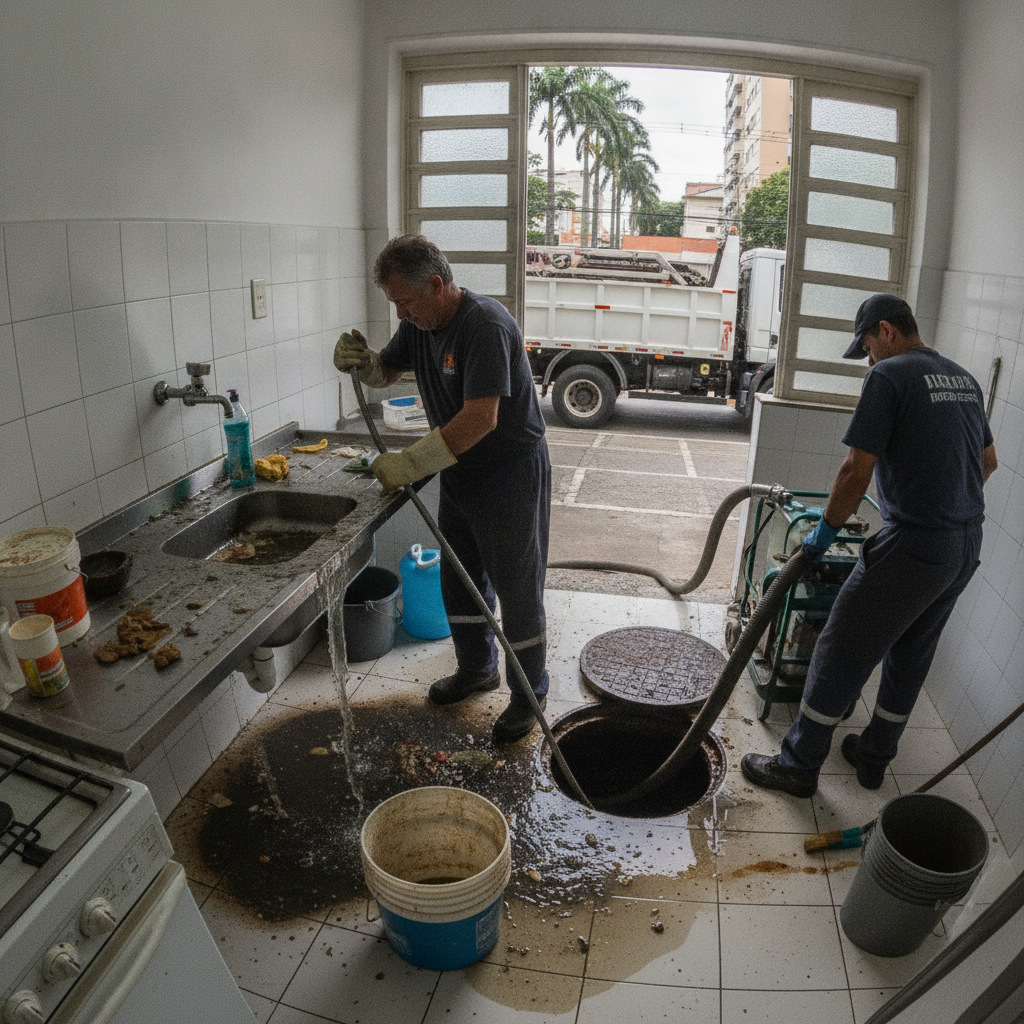 O Que Fazer Quando o Esgoto da Cozinha Volta em SP
