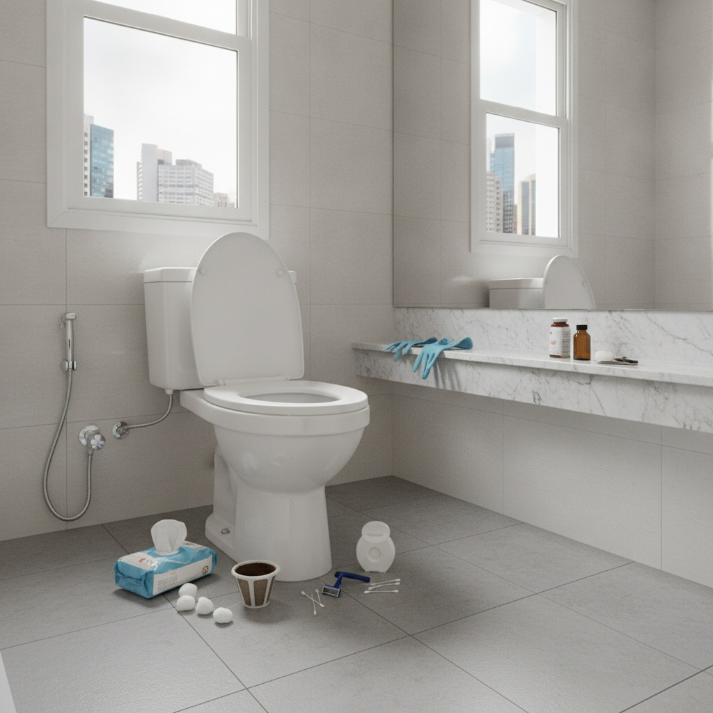 O Que Não Pode Jogar no Vaso Sanitário em São Paulo