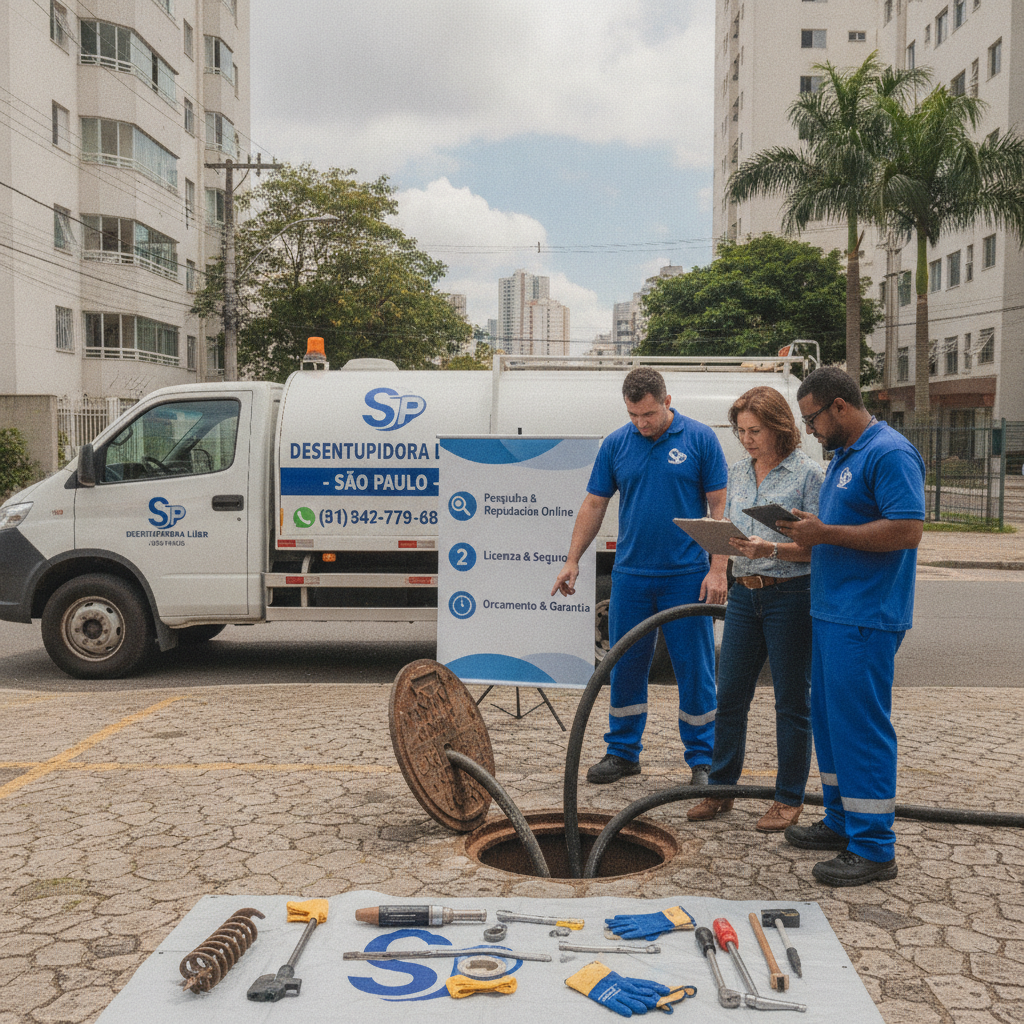 Como Escolher Empresa de Desentupimento em São Paulo