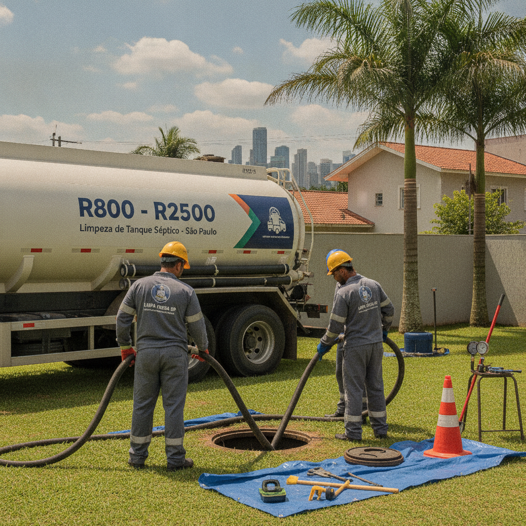 Quanto Custa Limpeza de Tanque Séptico em São Paulo